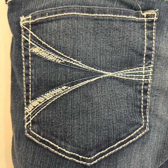 Ariat Women's Straight Leg Jeans - Dark Blue - Picture 10 of 14